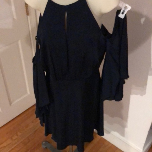 Milly  size 10 Navy “The Selina” Silk dress perfect for wedding ,special event - Picture 12 of 14